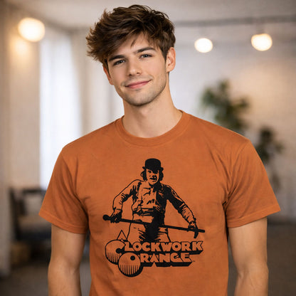A CLOCKWORK ORANGE 時計じかけのオレンジ (公開 55周年 ) - ORANGE TEE CANE / Tシャツ / メンズ