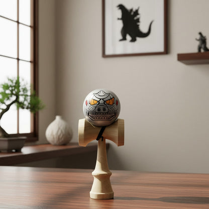 GODZILLA - Godzilla & Japanese traditional crafts / Kendama / Mechagodzilla / Standard / Silver / Merchandise
