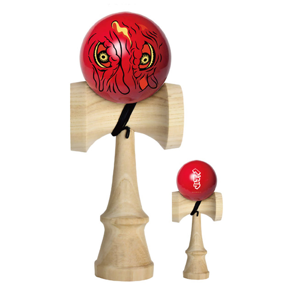 GODZILLA - Godzilla & Japanese traditional crafts / けん玉 / ヘドラ / 炎 / 赤