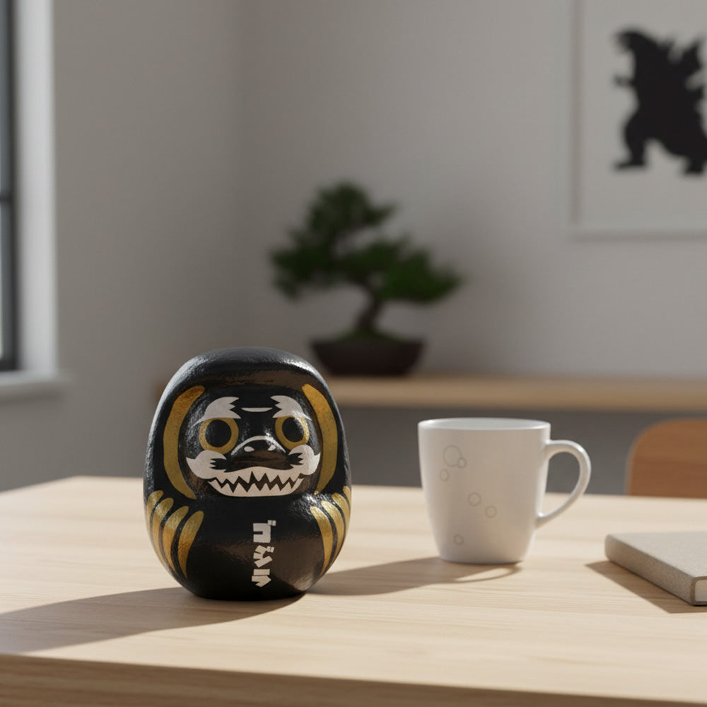 GODZILLA - Godzilla & Japanese traditional crafts / Daruma (medium) / Godzilla / Standard color / Logo / Interior ornament