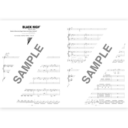 【予約商品】 DEEP PURPLE ディープパープル (2026年 4月 来日 ) - バンド・スコア ベスト・オブ・ディープ・パープル / ワイド版 / 楽譜