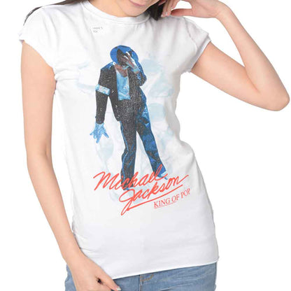 MICHAEL JACKSON マイケルジャクソン - KING OF POP SMOKE / Amplified（ ブランド ） / ヴィンテージ / Tシャツ / レディース