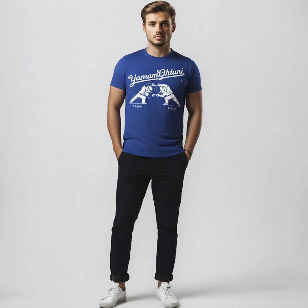 SHOHEI OHTANI 大谷翔平 (MLB 開幕記念 ) - YamamotoOhtani / フュージョンポーズ / RotoWear（ブランド） / Tシャツ / メンズ