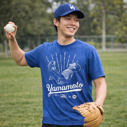 YOSHINOBU YAMAMOTO 山本由伸 - 2025 ワールドシリーズMVP記念 Victory Roar（世界一の雄叫び）限定Tシャツ / RotoWear（ブランド） / Tシャツ / メンズ