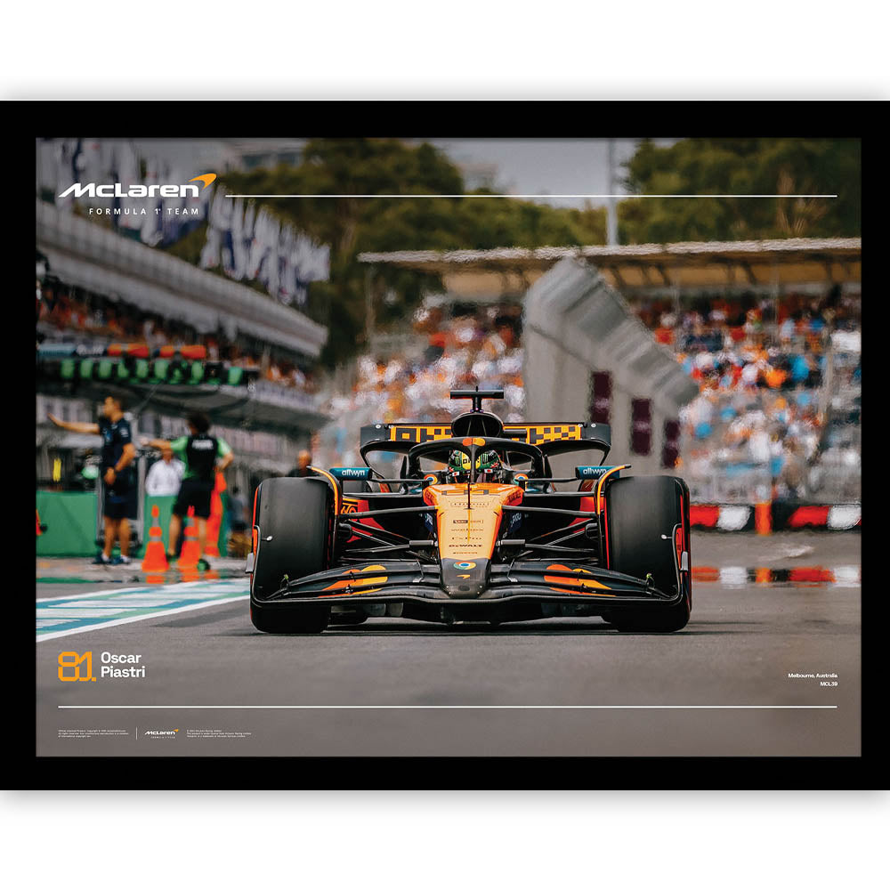 FORMULA ONE（F1） - マクラーレン（McLaren）ピアストリ｜メルボルンGP アートフレーム