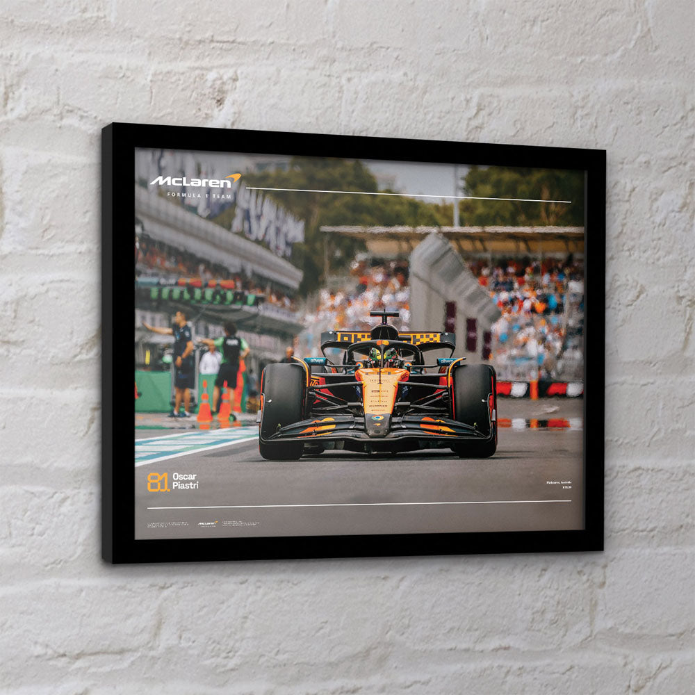 [Pre-order] FORMULA ONE (F1) - McLaren Piastri | Melbourne GP Art Frame / Interior Frame