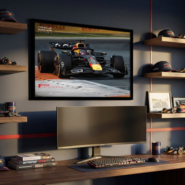 FORMULA ONE（F1） フォーァミュラワン - レッドブル（Red Bull Racing）マックス・フェルスタッペン｜ザントフォールトGP アートフレーム / インテリア額