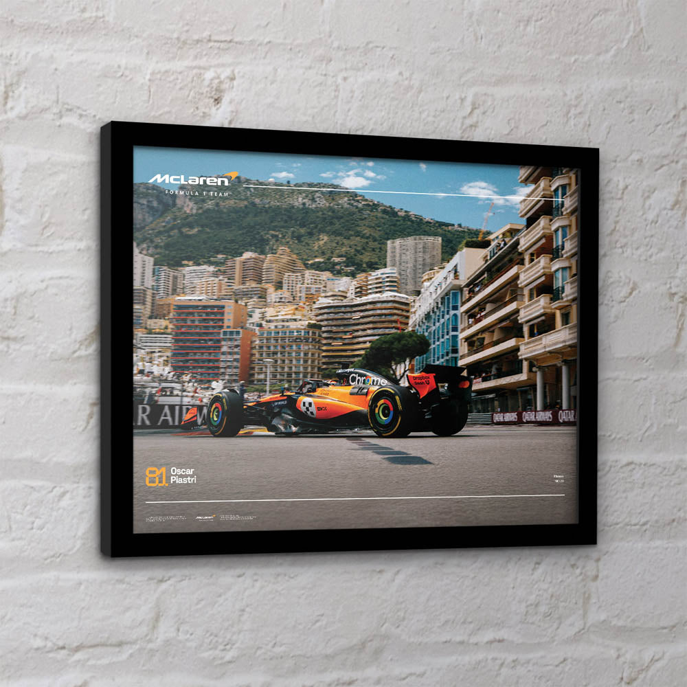[Pre-order] FORMULA 1 - McLaren Piastri | Monaco GP Art Frame / Interior Wall Art