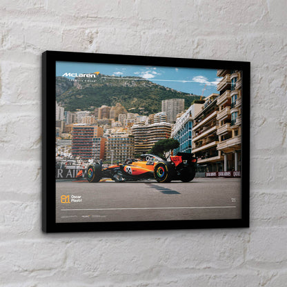 [Pre-order] FORMULA 1 - McLaren Piastri | Monaco GP Art Frame / Interior Wall Art