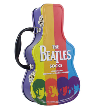THE BEATLES ビートルズ (来日 60周年 ) - GUITAR TIN SOCK BOX / 3足セット / ソックス / メンズ