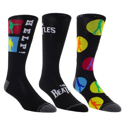 THE BEATLES ビートルズ (来日 60周年 ) - GUITAR TIN SOCK BOX / 3足セット / ソックス / メンズ