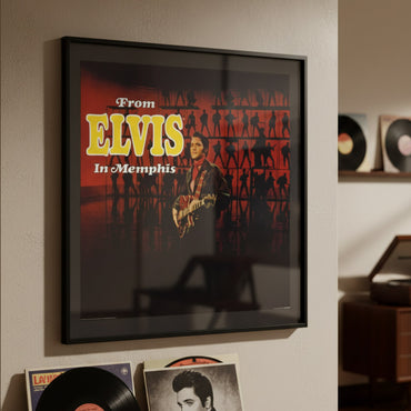 ELVIS PRESLEY エルヴィスプレスリー (EPiC 映画 公開 記念 ) - Live In Memphis(アルバム・シリーズ額) / インテリア額
