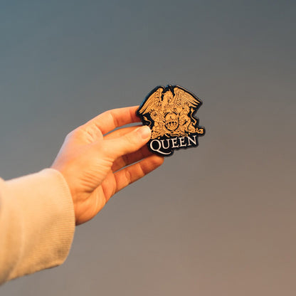 QUEEN クイーン (フレディ 生誕 80年 ) - Crest Logo / マグネット