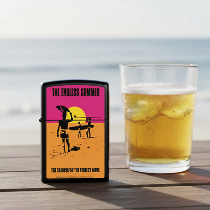 THE ENDLESS SUMMER エンドレスサマー (60周年 ) - Black Matte Zippo Lighter / ライター