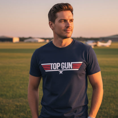 TOP GUN トップガン (公開 40周年 ) - LOGO / Tシャツ / メンズ