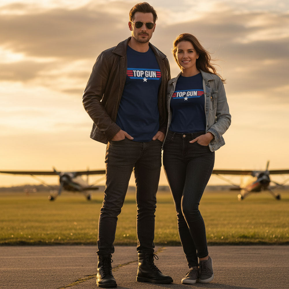 予約商品】 TOP GUN トップガン (公開 40周年 ) - LOGO / Tシャツ