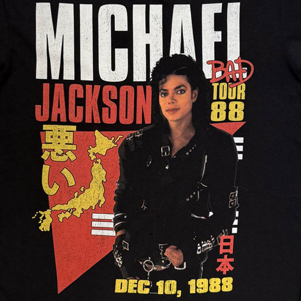 そ*ん様 マイケル・ジャクソン BAD TOUR 88 Tシャツ 予約商品】 MICHAEL JACKSON マイケルジャクソン - Bad Tour '88 Tokyo