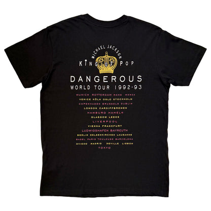 MICHAEL JACKSON マイケルジャクソン - Dangerous World Tour / バックプリントあり / Tシャツ / メンズ