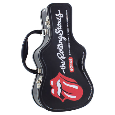 ROLLING STONES ローリングストーンズ (7月 新譜 記念 ) - Logos / GUITAR TIN SOCK BOX / 3足セット / ソックス / メンズ