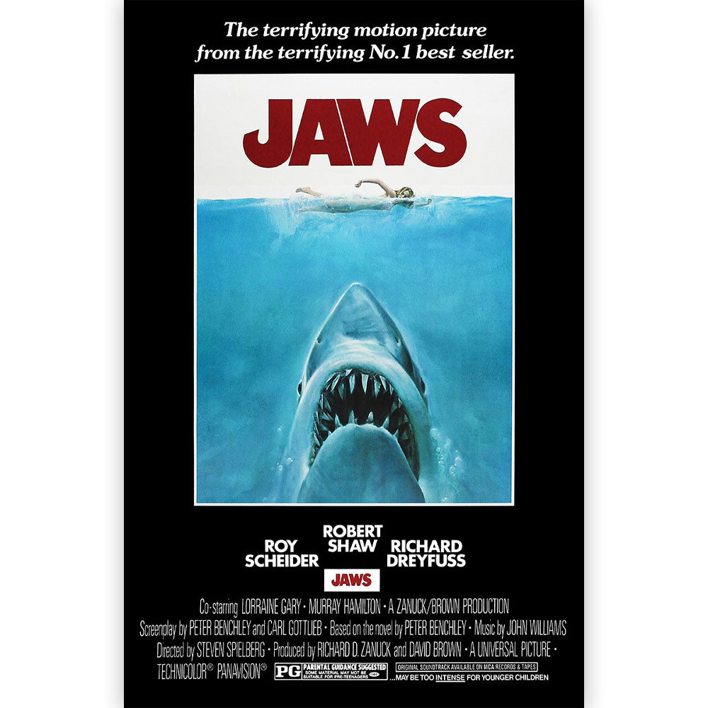 ssur サー　シルクスクリーン　JAWS ポスター JAWS ジョーズ - SHARK / ポスター 【公式 / オフィシャル】 – PGS