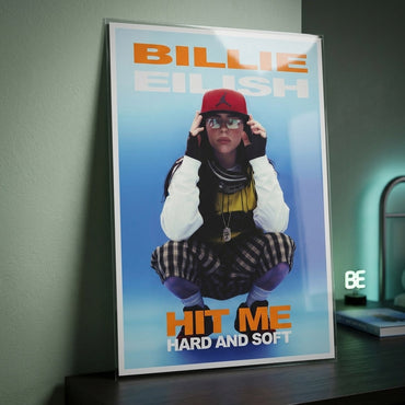 BILLIE EILISH ビリーアイリッシュ - Hit Me Hard & Soft / バックボード入り / コレクターズ仕様ミニ / ポスター