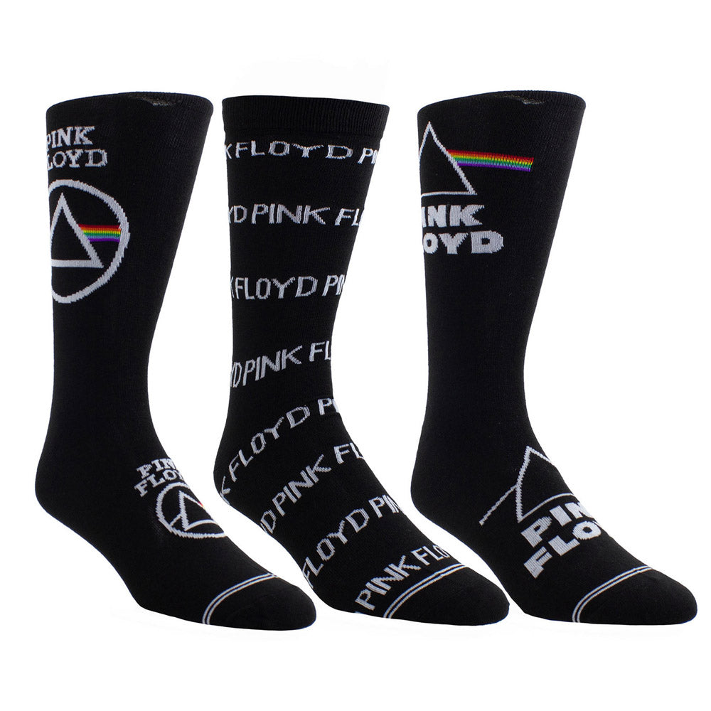 PINK FLOYD ピンクフロイド - Logos / GUITAR TIN SOCK BOX / 3足セット / ソックス / メンズ