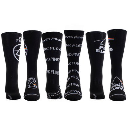 PINK FLOYD ピンクフロイド - Logos / GUITAR TIN SOCK BOX / 3足セット / ソックス / メンズ
