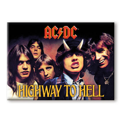 AC/DC - (来日 45周年 ) - Highway to Hell Album  / Flat Magnet