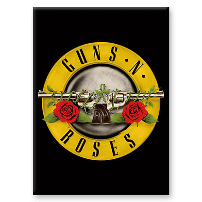 GUNS N ROSES - (デビュー 40周年 ) - Logo / Flat Magnet