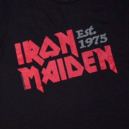 IRON MAIDEN アイアンメイデン (11月 来日 記念 ) - Est.1975 Slanted Logo / Tシャツ / メンズ