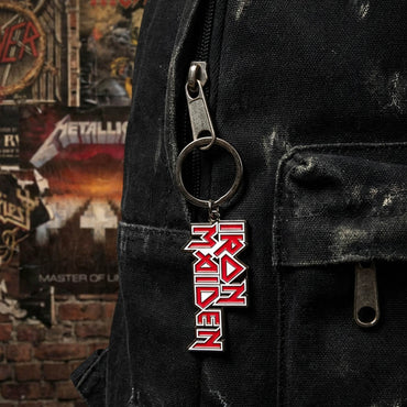 IRON MAIDEN アイアンメイデン (11月 来日 記念 ) - Stacked Logo / キーホルダー