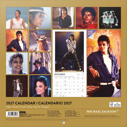 【予約商品】 MICHAEL JACKSON マイケルジャクソン - 2027 CALENDAR / スクエア / カレンダー・ダイアリー