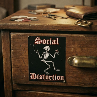 SOCIAL DISTORTION ソーシャルディストーション - Skeleton / ステッカー