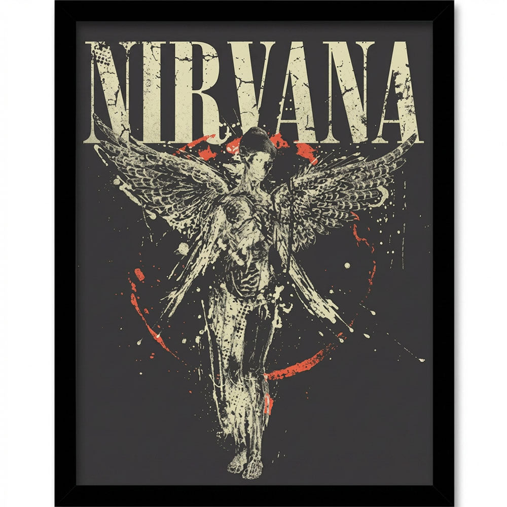 NIRVANA ニルヴァーナ (Nevermind 35周年 ) - WINGS / インテリア額