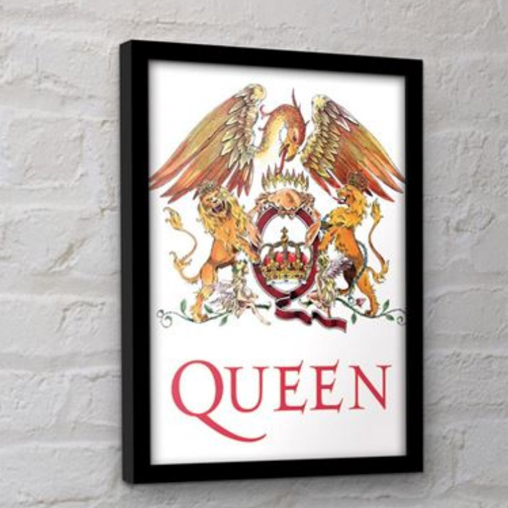 QUEEN クイーン (フレディ 生誕 80年 ) - CREST / コレクタープリント / インテリア額