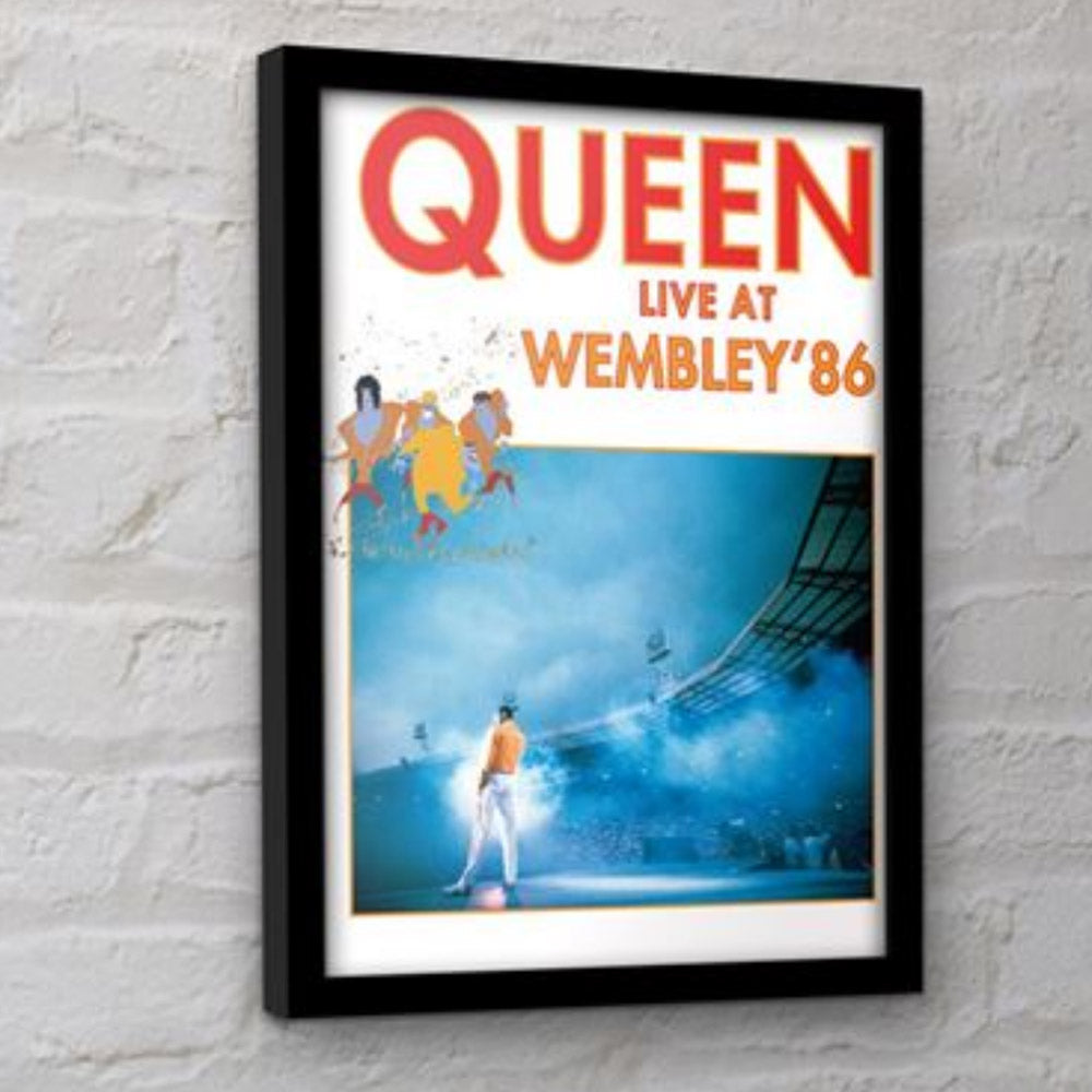 QUEEN クイーン (フレディ 生誕 80年 ) - WEMBLEY / コレクタープリント / インテリア額
