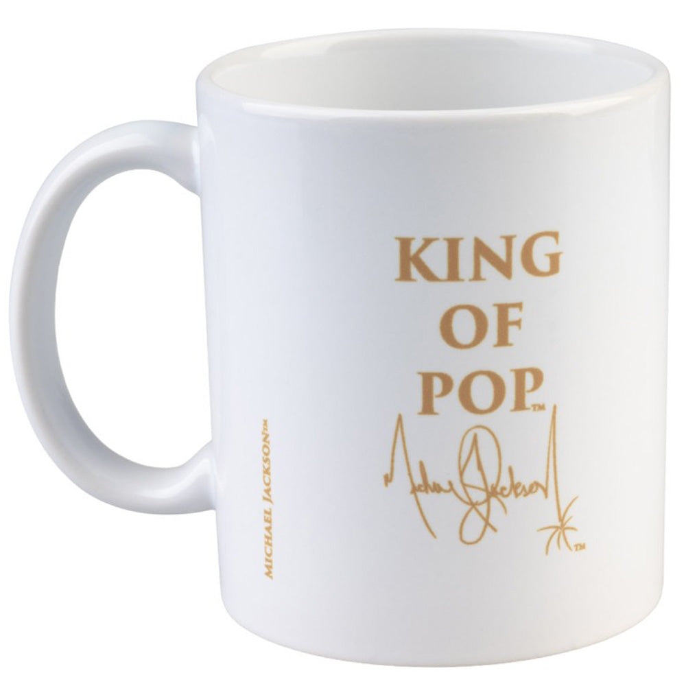 MICHAEL JACKSON マイケルジャクソン - KING OF POP WHITE MUG / マグカップ