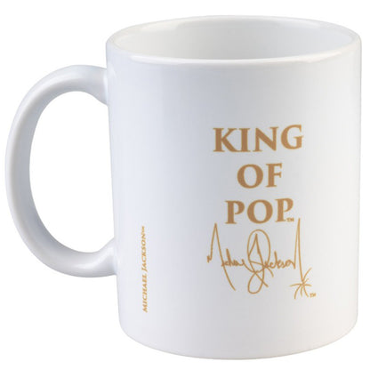 MICHAEL JACKSON マイケルジャクソン - KING OF POP WHITE MUG / マグカップ