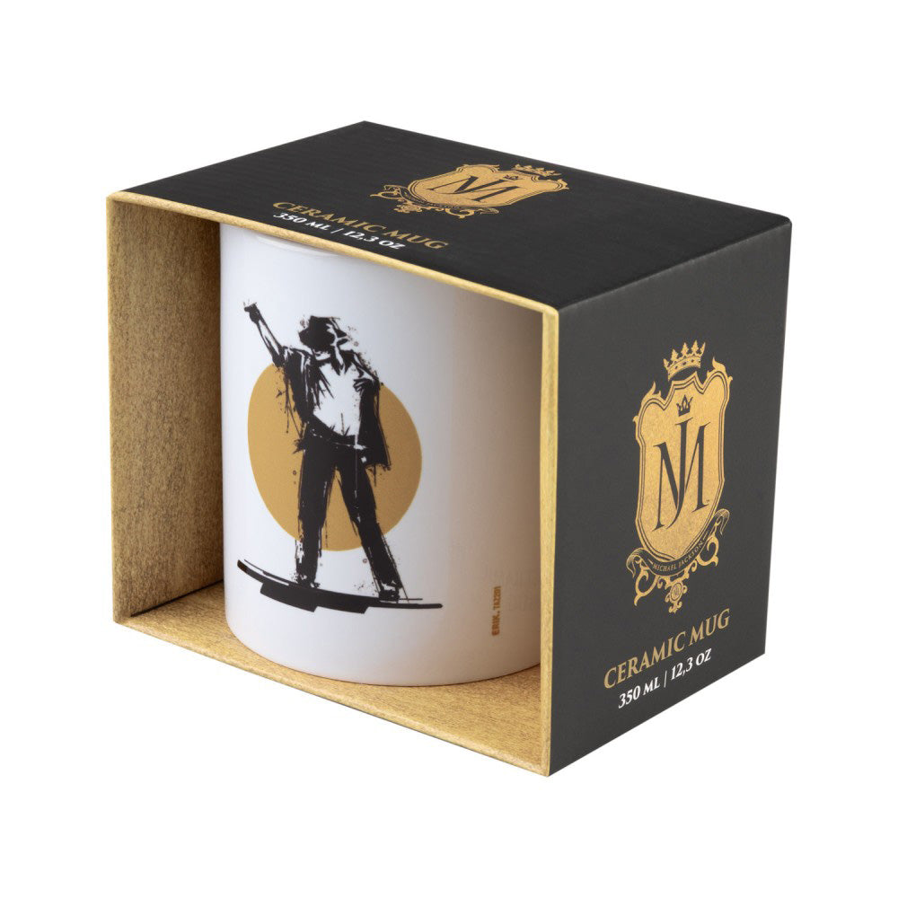 MICHAEL JACKSON マイケルジャクソン - KING OF POP WHITE MUG / マグカップ