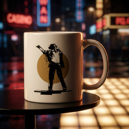 MICHAEL JACKSON マイケルジャクソン - KING OF POP WHITE MUG / マグカップ