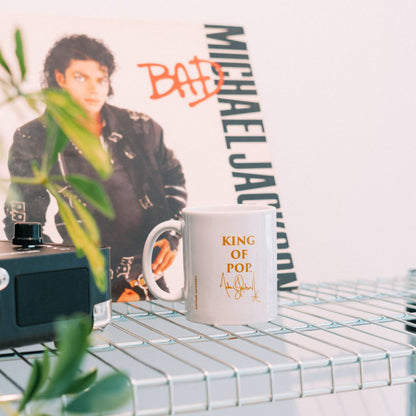 MICHAEL JACKSON マイケルジャクソン - KING OF POP WHITE MUG / マグカップ