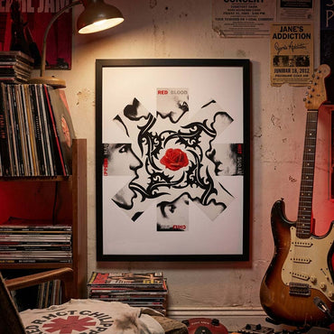 RED HOT CHILI PEPPERS レッドホットチリペッパーズ - ROSE / コレクタープリント / インテリア額