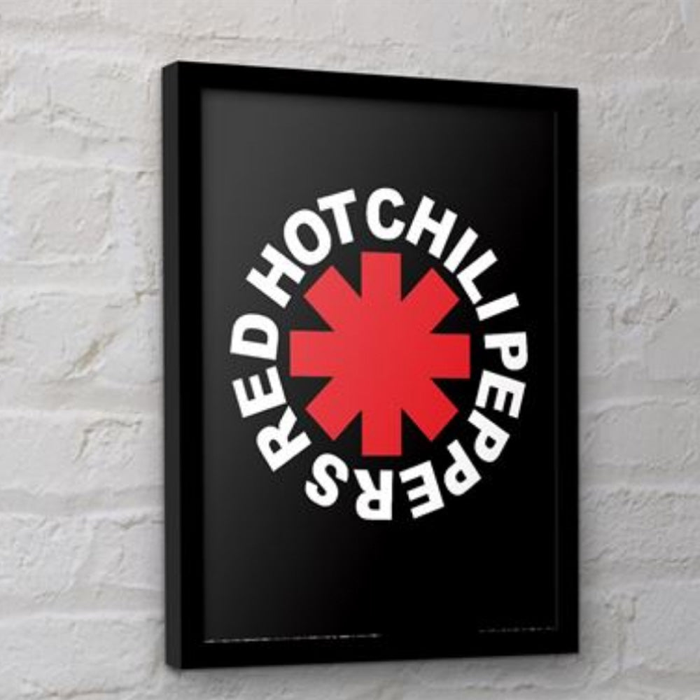 RED HOT CHILI PEPPERS レッドホットチリペッパーズ - LOGO STAMP / コレクタープリント / インテリア額