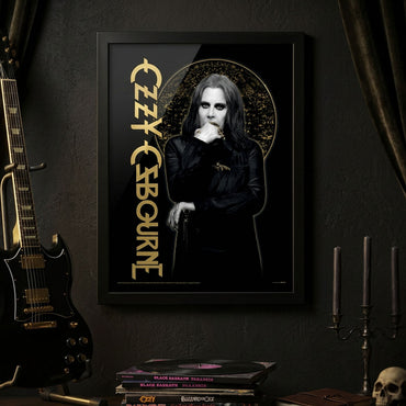 OZZY OSBOURNE オジーオズボーン - GOLD / コレクタープリント / インテリア額