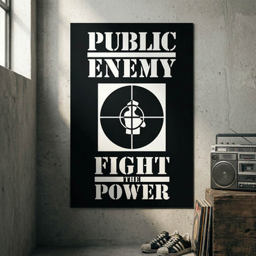 PUBLIC ENEMY パブリックエナミー - FIGHT THE POWER / ポスター