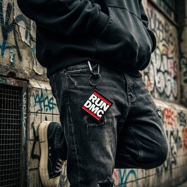 RUN DMC ランディーエムシー (結成 45周年 ) - Logo / キーホルダー