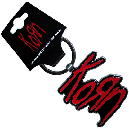 KORN コーン - Red Logo / キーホルダー