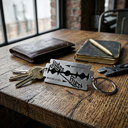 JUDAS PRIEST ジューダスプリースト - BRITISH STEEL / キーホルダー