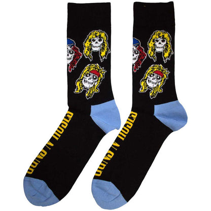 GUNS N ROSES ガンズアンドローゼズ (デビュー 40周年 ) - Skulls Band / ソックス / メンズ