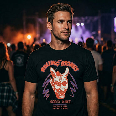 ROLLING STONES ローリングストーンズ (7月 新譜 記念 ) - Voodoo Oakland Stadium（復刻ツアーTシリーズ） / Tシャツ / メンズ